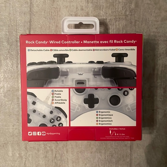 Nintendo switch frost white wired controller - Picture 2 of 2